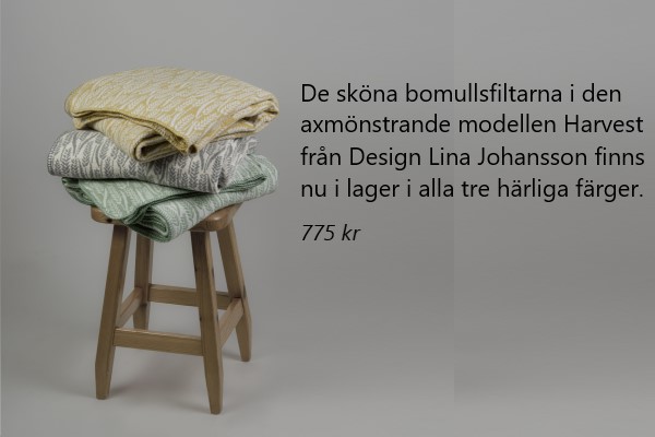 Design Lina Johansson Harvest filtar