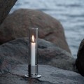  Kattviksljusstake borstat stål - Kattvik Design 