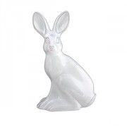  Nittsjö keramik Vinterhare Hare Vit 22 cm 